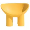Driade - Fauteuil Roly Poly - Jaune - Polyéthylène - Designer Faye Toogood