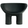 Driade - Fauteuil Roly Poly - Noir - Polyéthylène - Designer Faye Toogood