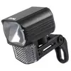 Wag Lumière Avant en Métal Noir - Design Élégant pour E-Bike, 80 LUX LED