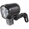 Wag Lumière Avant Fourche Métal Ronde pour E-Bike - Noir, 100 LUX, Aluminium