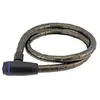 Bta Cadenas Python Noir 20x1200mm avec Câble Renforcé et Clé