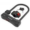 Bta Cadenas U-Lock Noir 12mm avec Clé et Support, Dimensions 165x320mm