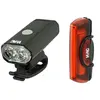 Wag Kit Lumières Vélo Avant 400lm et Arrière 16 COB LED Rechargeables USB