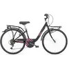 Myland Vélo Vicolo 26.2 City L Noir/Fuchsia, Taille S, Roues 26', Shimano 6V