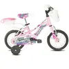 Myland Vélo pour Enfants Super Bunny 12' Rose avec Cadre en Acier et Freins V-Brake