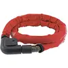 Wag Cadenas à câble renforcé 22x1200mm avec clé - Couleur Rouge ou Noir