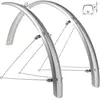 Wag Kit de garde-boue Urban en polycarbonate argent pour vélo 28 avec support