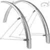 Wag Garde-boue Argent 26' 60mm en Polycarbonate pour Vélo Urbain - Kit Complet