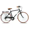 Myland Vélo de Ville Corso 28.4 Noir, Taille L, Roues 28', Shimano 7V