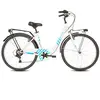 Myland Vélo Vicolo 24.1 Blanc-Bleu, Roues 24', Cadre Acier Hi-ten, Freins V-Brake, Sans Vitesses