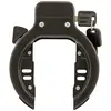 Bta Cadenas à arc noir 130x159 mm avec vis et double clé pour sécurité maximale