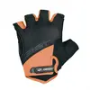 Gants vélo court Gist D-Grip Gel noir/orange fluo- S