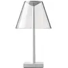 ROTALIANA lampe de table DINA T1 (Diffuseur transparent, base blanche ...