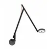 ROTALIANA lampe murale applique STRING W2 (Noir mat, cordon orange, di...