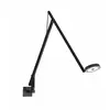 ROTALIANA lampe murale applique STRING W1 (Noir mat, corde noire, blan...