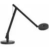 ROTALIANA lampe de table STRING T1 MINI (Noir mat, cordon argentblanc rable - Aluminium)