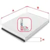 Filtre d'habitacle (filtre à pollen) SOFIMA S 3137 C