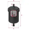 Filtre à carburant SOFIMA S 3900 B
