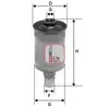 Filtre à carburant SOFIMA S1511B