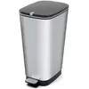 Kis Chic Poubelle Plastique Argent 45 L 29 x 44,5 x 60,5 cm