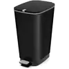 KIS Poubelle à pédale Chic Bin Style - 42.5L - Noir