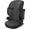 Foppapedretti Siège auto Open I-Size pour enfant de 100 à 150 cm de hauteur, 3-12 ans, conforme ECE R129, fixation Dualfix (Isofix et non), protection des chocs latéraux, déhoussable, noir
