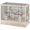 Cage à oiseaux - Ferplast - Giulietta 6 - 81 x 41 x 64 cm - Beige - Avec accessoires