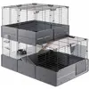 Ferplast Ferplast Cage À Lapins Multipla Double 107,5x72x96,5 Cm Noir