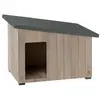 Ferplast Argo 60 niche pour chien en bois de pin nordique l 57,5 x l 39 x h 46 cm