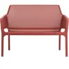 NARDI banc pour extérieur NET BENCH (Corail - Polypropylène PRV)