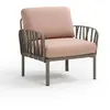 Fauteuil Komodo  - tortora - rosa quarzo Nardi