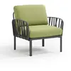 Fauteuil Komodo  - avocado Sunbrella® - antracite Nardi