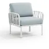 Fauteuil Komodo  - ghiaccio Sunbrella® - bianco Nardi