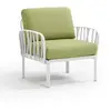 Fauteuil Komodo  - avocado Sunbrella® - bianco Nardi