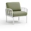 Fauteuil Komodo  - bianco - giungla Sunbrella® Nardi