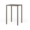 NARDI table carré pour extérieur PIAVE 70 HIGH cm (Tabac - Piano Lamin...