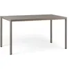 NARDI table rectangulaire pour extérieur PIAVE 140x80 cm (Gris tourter...