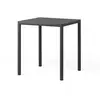 NARDI table carré pour extérieur PIAVE 70 cm (Anthracite - Piano Lamin...