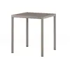 NARDI table carré pour extérieur PIAVE 70 cm (Gris tourterelle - Piano...