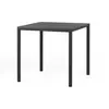 NARDI table carré pour extérieur PIAVE 80 cm (Anthracite - Piano Lamin...