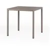 NARDI table carré pour extérieur PIAVE 80 cm (Gris tourterelle - Piano...