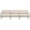 NARDI - Canapé de jardin rebourré Maximo - Beige - Tissu acrylique Sun...