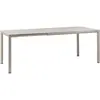 NARDI - Table rectangulaire Tevere - Beige - Résine de fibre de verre ...