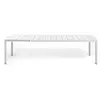Table extensible Rio Alu 210 cm - bianco Nardi