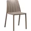 NARDI - Chaise empilable Tiberina - Beige - Résine de fibre de verre -...