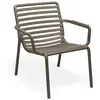 NARDI set de 2 fauteuils pour extérieur DOGA RELAX (Tabac - Polypropylène PRV)