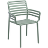 NARDI set de 2 fauteuils pour extérieur DOGA ARMCHAIR (Menthe - Polypropylène PRV)
