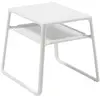NARDI - Table d'appoint Pop - Blanc - Résine de fibre de verre - Desig...