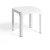 NARDI - Table d'appoint Net - Blanc - Résine de fibre de verre - Desig...