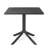 Brafab Table de bistro Clip  - anthracite - 80 x 80 cm Nardi